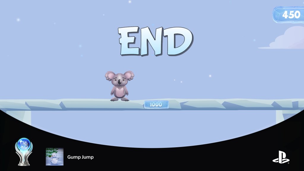 Gump Jump（You have collected all trophies!）
