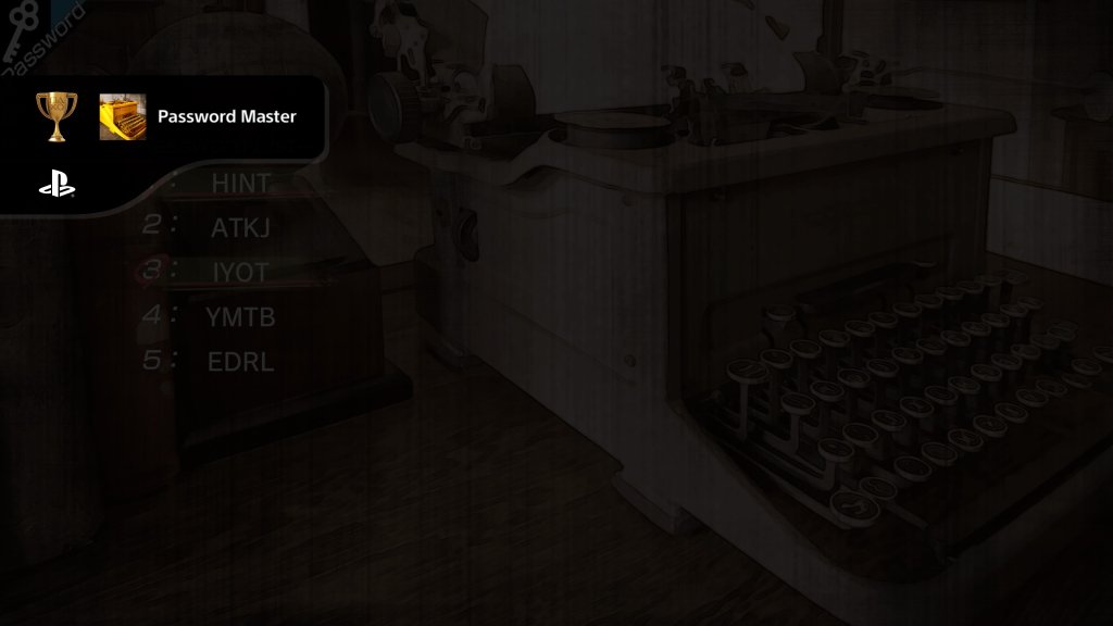 Password Master（パスワードを全て入力した。）