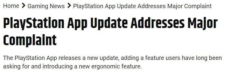 2022年10月20日から"PlayStation App v22.10.0"が配信開始
