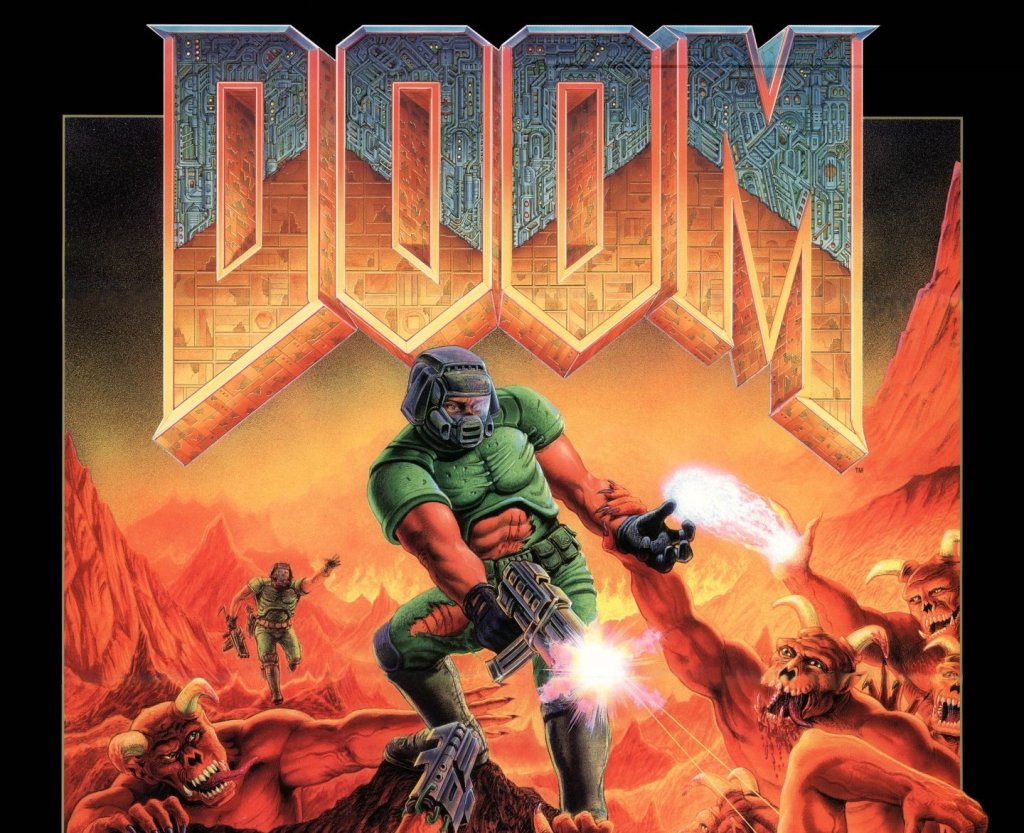 そもそもミルクのボトルを持ってる画像自体もDOOMのパロディですからね…。