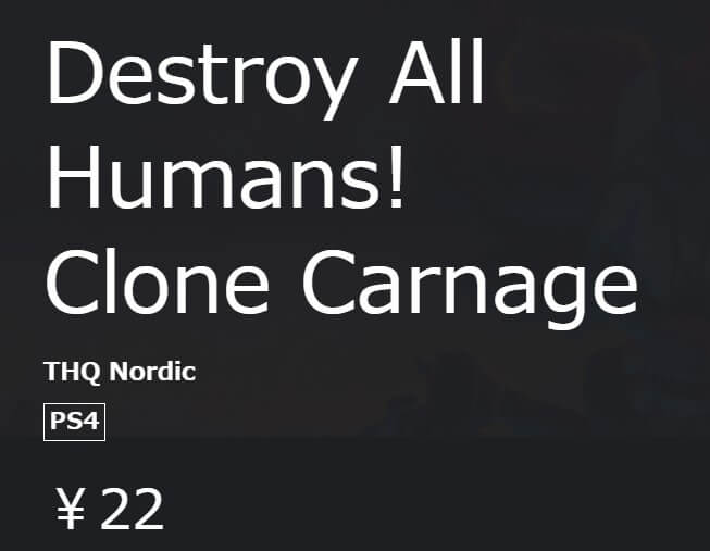 Destroy All Humans! Clone Carnage