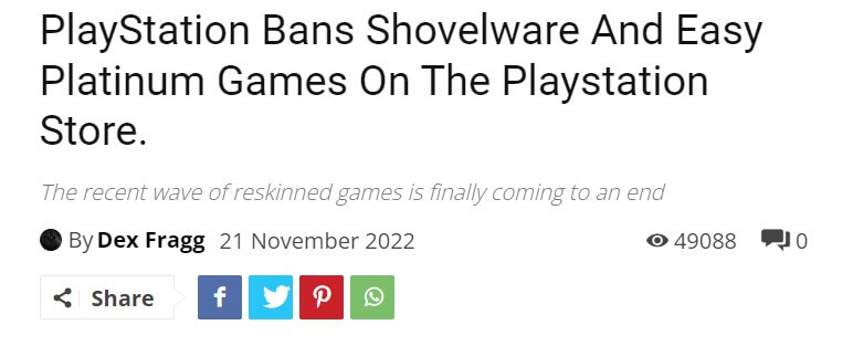 【噂】低品質なゲームを量産しているメーカーへ警告が発せられた？