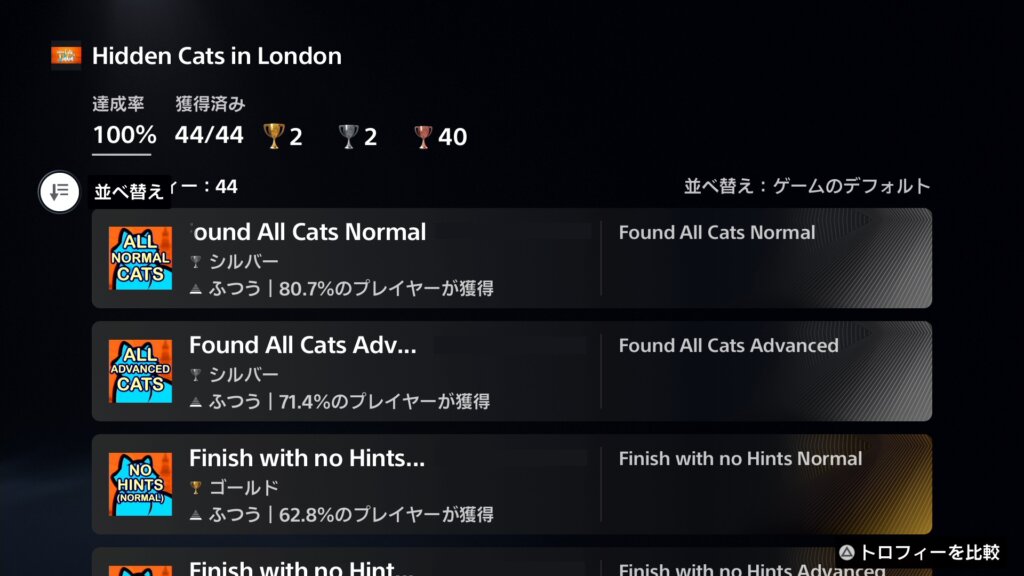 Hidden Cats in London 44/44 100%