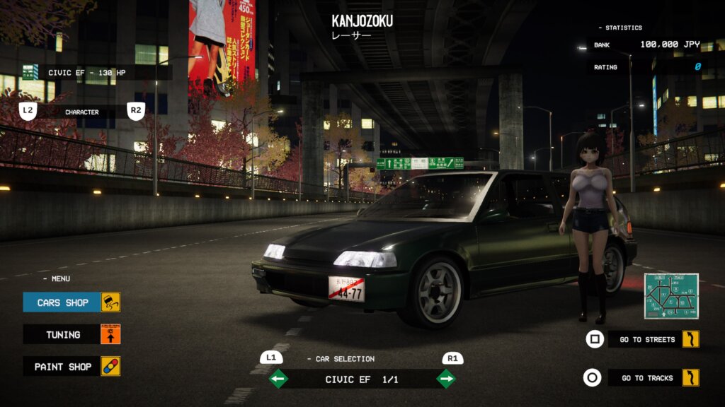 サーキットは無視。ストリートのみで走行距離を稼ぐ