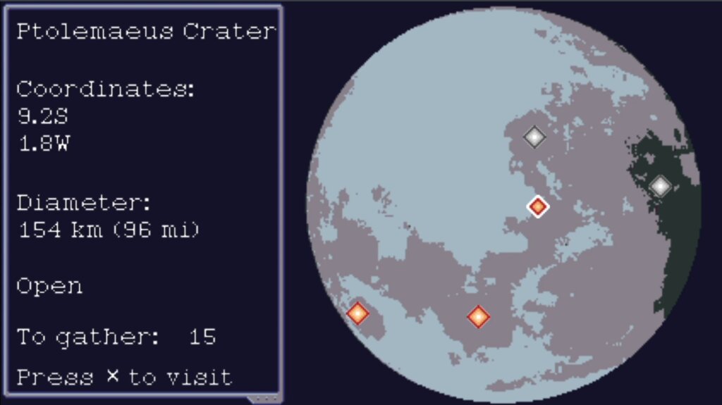 【ステージ3】Ptolemaeus Crater